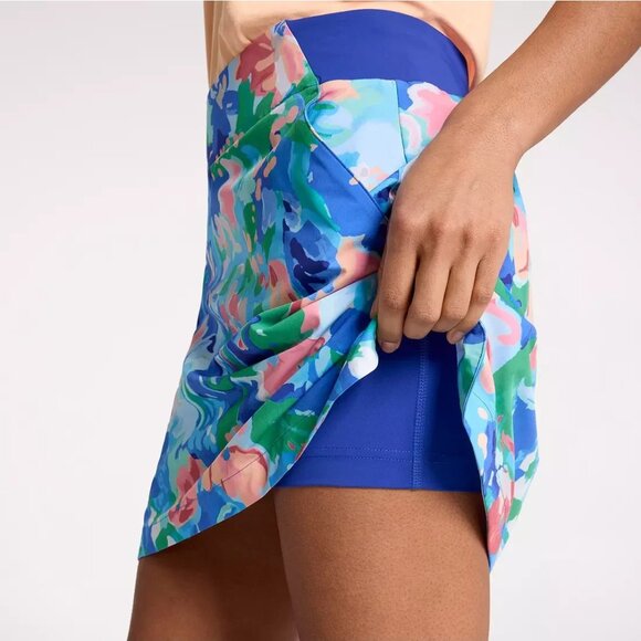 Walter Hagen Performance P11 Lightweight 16' Skort Blue Gouache Floral Medium - Picture 8 of 8
